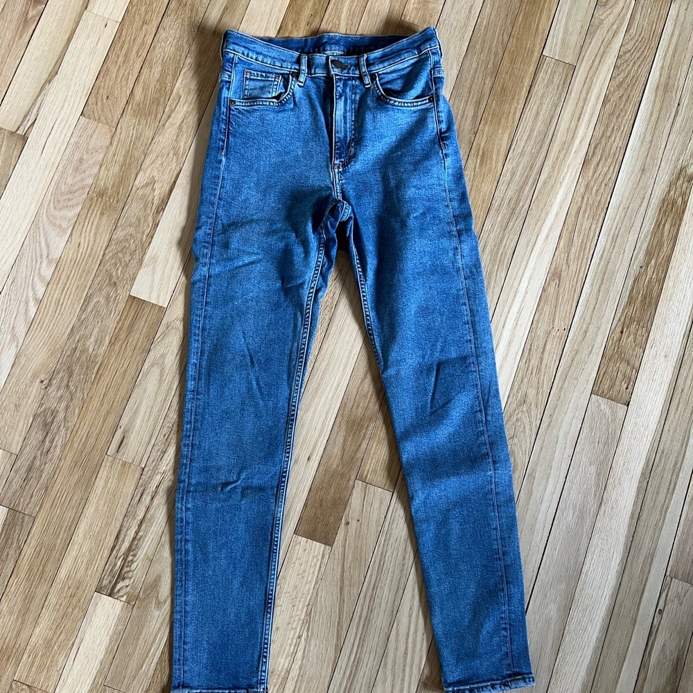 COS Blue Skinny Jeans High Rise - Size 27